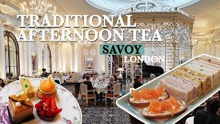 Stunning AFTERNOON TEA at Savoy - Best Afternoon Tea in London