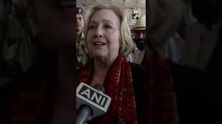Hillary Clinton visits Ellora Caves in Aurangabad, exudes happiness exploring India