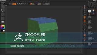 ZBrush ZModeler Edge Actions - Edge Align