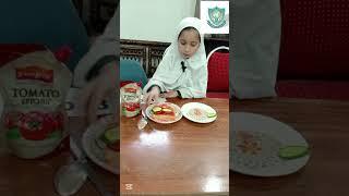 literature fun vegetable sandwich. students of Hira Girls Boys School and College Matta Swat