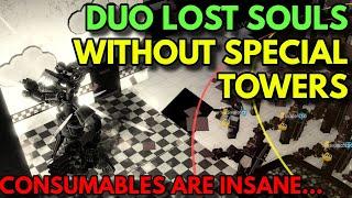 DUO LOST SOULS WIN WITHOUT SPECIAL TOWERS | ROBLOX Tower Defense Simulator