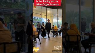 Leslar family saat berkunjung ke 24EverCoffee kemarin #lestikejora #rizkybillar #leslar #lestibillar