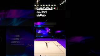 Mesmerizing Olympic Medalist  Sofia Raffaeli  Small Adjustment You Can’t Miss!  #Rhythmic