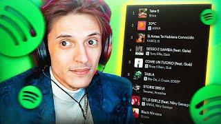 REACTION alle TOP 100 delle CANZONI PIÙ ASCOLTATE SU SPOTIFY!