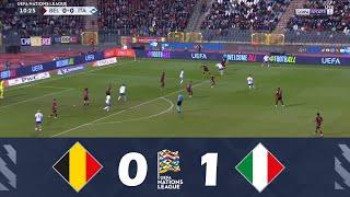 Belgique contre Italie [0-1] | UEFA Nations League 2024/25 | Résumé de Match !