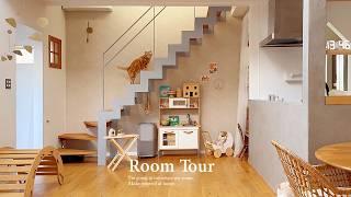 [Room Tour] A cute house interior ideas for the comfort of your family and cats ・House Tour ・IKEA