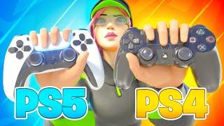 PS5 VS PS4 CONTROLLER - Welcher ist BESSER für FORTNITE? 