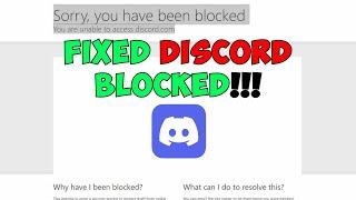 How To Fix Discord Sorry You Have Been Blocked Error Message