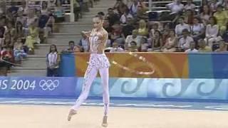 Anna Bessonova Hoop Qualification 2004 Athens Olympics