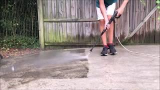Pressure Washing with a Greenworks 1600psi Pressure Washer