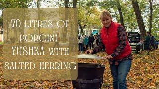 Cold YUSHKA soup with porcini and salted herring | Northern Polissya region | Protestants in Ukraine