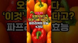 오렌지보다 ‘이것이’ 3배 많다고? 파프리카의 효능 4가지 #건강정보 #건강