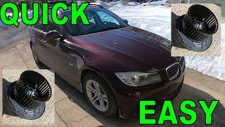 Replacing A BMW E90 Blower Motor in 43 Seconds