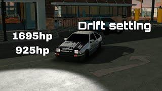 Drift setting for Toyota TRUENO AE86/Дрифт настройка на Тойота ТРУЕНО АЕ86. Car parking multiplayer.