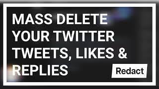 How to mass delete or clean up your Twitter Tweets,  Replies, Likes, Retweets, Quote Tweets easily.