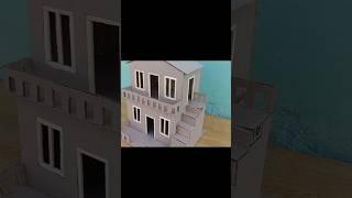 Cardboard House|| How to make|| Easy Craft|| #craft #shorts #painting #artgallery #diy #art