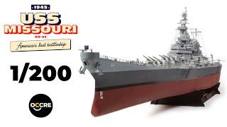 Construction of the USS Missouri (BB-63) at 1/200 Scale - Step by Step 06