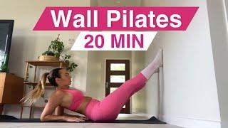 WALL PILATES WORKOUT FOR BEGINNERS | 28 Day Wall Pilates Challenge / Day 2 & 12