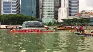 Dragon Boating in Marina Bay, Singapore