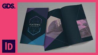 Add Images & texture to brochure design in InDesign Ep10/15 [Multimedia design course - Print]
