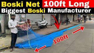 Boski Net 100ft Long | Biggest Boski Net Manufacturer in Mumbai | Fishing Net Market Mumbai