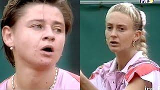 Mary Pierce vs Larisa Savchenko 1992 Roland Garros R2 Set 2 Highlights