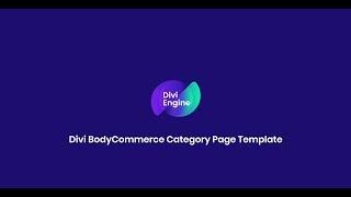 BodyCommerce Category Page Template Guide