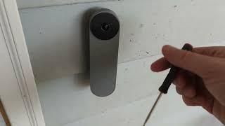 Remove Nest Doorbell (Battery) Without Tool - Easy