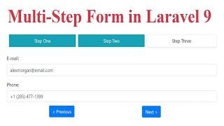 Multi-Step Form in Laravel 9