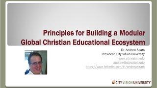 Principles for Developing a Modular Global Christian Education Ecosystem