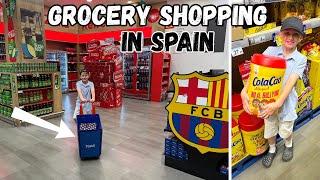 Grocery Shopping & Staying out LATE in Barcelona, Spain