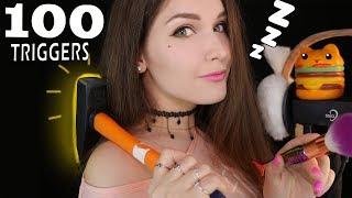 ASMR 100 TRIGGERS To Help You Sleep (1 hour 40 minutes) АСМР 100 ТРИГГЕРОВ для твоего сна  