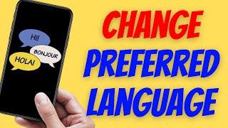 How to Change Preferred Language on iPhone