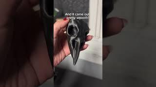 3D Sculpting and Printing a crow skull for my armor!! Im still learning but it was fun! #3dprinting