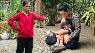 Why did the family bring Phong to the farm? What was their intention in letting Lien adopt the boy?