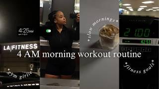 My *productive* 4 AM Morning workout routine