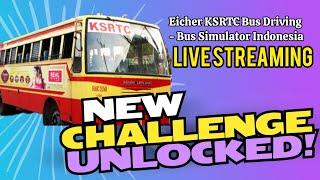 Eicher KSRTC Bus Driving - Bus Simulator Indonesia KSRTC POLIYALLE