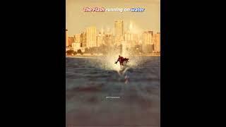 Iris vs The Flash running on water #theflash