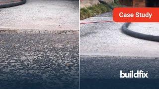 Lifting a Sinking Driveway with Geopoly™  | Buildfix