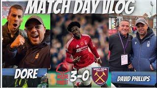 NOTTINGHAM FOREST HAMMER WEST HAM AS REDS CLIMB 3RD IN THE PREMIER LEAGUE | MATCH DAY VLOG