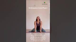 Simhasana ( Lion Pose ) #yogaurmi #yogawithurmipandya #urmiyogaacademy #yoga #2023 #yogaasana