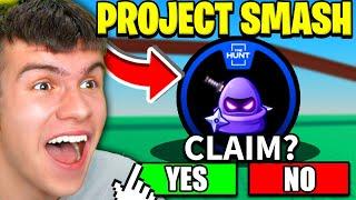 How To GET THE HUNT BADGE In Roblox PROJECT SMASH! ROBLOX THE HUNT EVENT 2024