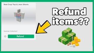 How to REFUND ITEMS and GET YOUR ROBUX BACK QUICK and EASY!! WORKING 2023! 