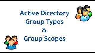 "Group Types & Group Scopes" in Active Directory