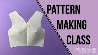 Dart Manipulaion to Neck Line - Pattern making for beginners - ️ Professor Pattern