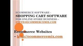 Shopping Cart Software For Ecommerce Business