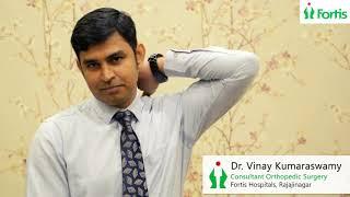 Dr  Vinay Kumaraswamy on Common Shoulder Problems