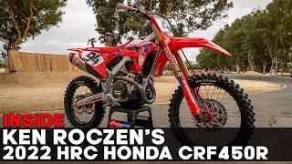 Inside Ken Roczen’s 2022 HRC Honda CRF450R