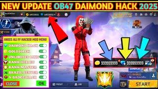 FREE FIRE DIAMOND HACK || FREE FIRE NEW MOD MENU OB47 || UNLIMITED DIAMOND SCRIPT MOD APK 2025