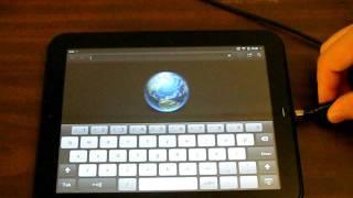 HP TouchPad with usb keyboard